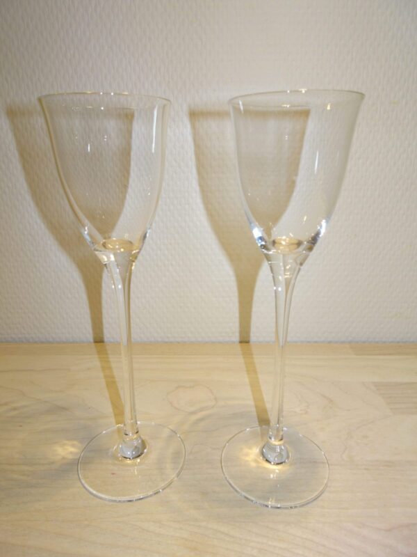 Fiore, Iittala glas, klart glas på fod.