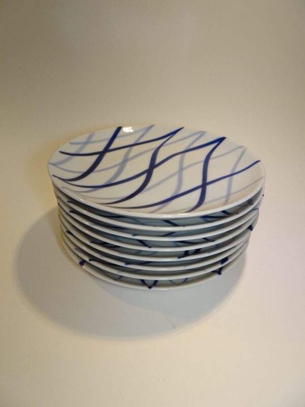 Harlekin Danild flad tallerken Lyngby Porcelæn