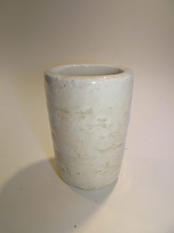 Gunnar Nylund, hvid keramik vase, Rørstrand
