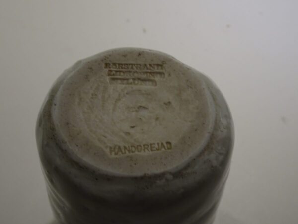 Gunnar Nylund, hvid keramik vase, Rørstrand