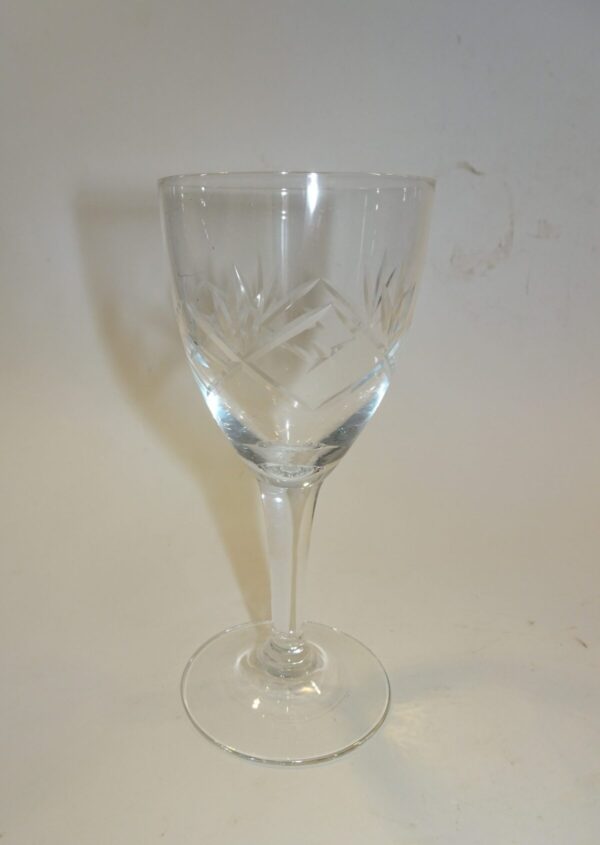 Ulla hvidvinsglas i klart glas fra Holmegaard