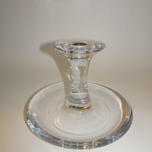 Juno lysestage i klart glas, Holmegaard