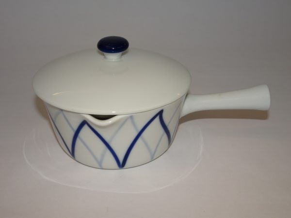 Kasserolle med låg, Harlekin, Danild, Lyngby Porcelæn