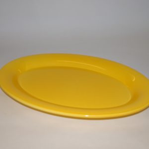 Tallerken gul l: 33 cm, Ursula, Royal Copenhagen