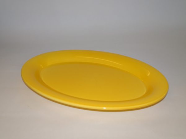 Tallerken gul l: 33 cm, Ursula, Royal Copenhagen