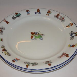 Flad tallerken D: 22 cm blå, Julius, Royal Copenhagen