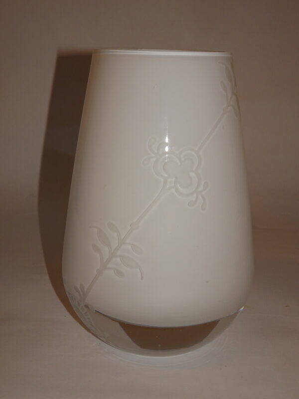 Vase h: 17,5 cm, Mega Mussel hvid, Royal Copenhagen (Holmegaard)
