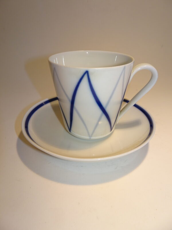 Harlekin Danild kaffekop, Lyngby Porelæn
