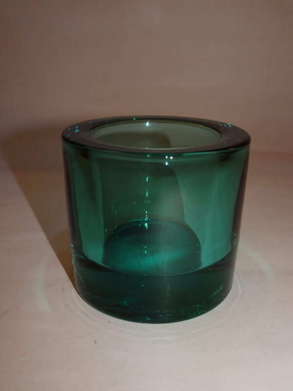 Fyrfadsstage Sea Blue h: 6 cm, Kivi, Iittala for Marimekko