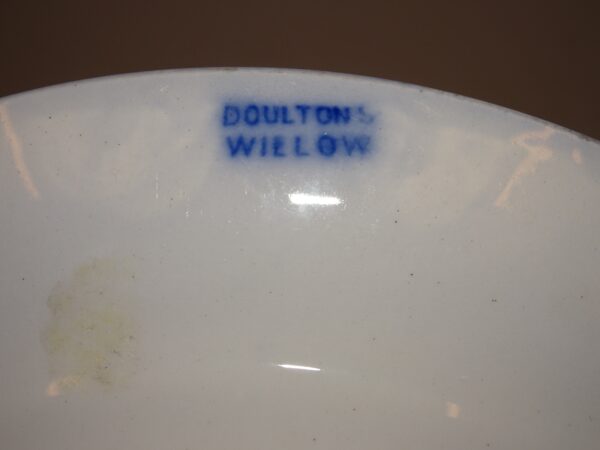 Dyb tallerken d: 21,5 cm, Blue Willis, Doulton - Billede 3