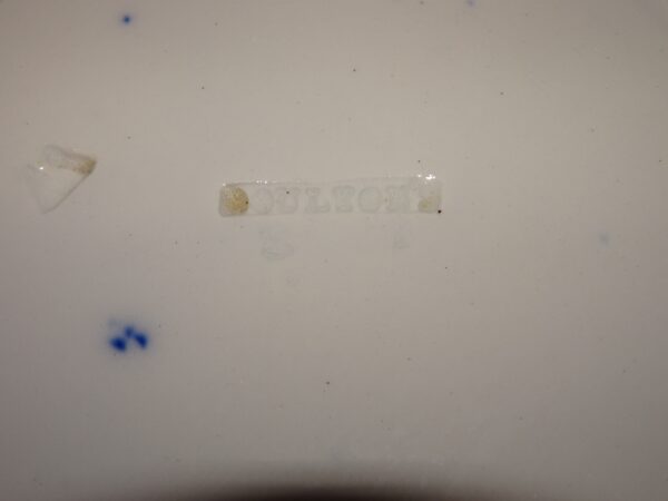 Dyb tallerken d: 21,5 cm, Blue Willis, Doulton - Billede 2