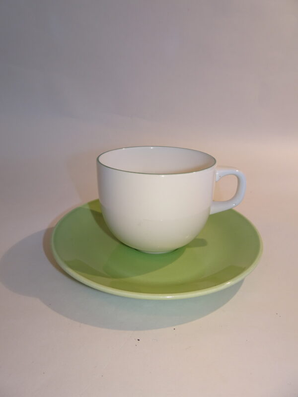 Kaffekop med underkop nr. 072, 4 all Season grøn, Royal Copenhagen