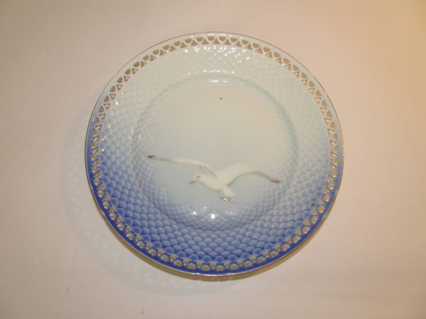 Frokosttallerken d: 21 cm, 2. sort., Mågestel med blonde, Bing & Grøndahl