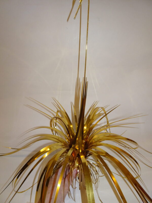 Lametta fontaine ophæng i guld l: 30 cm, retro