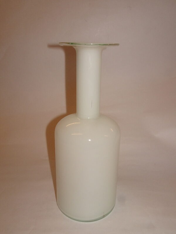 Brauer vase, hel hvid, 30,5 cm, Kastrup Glasværk, Holmegaard Glasværk