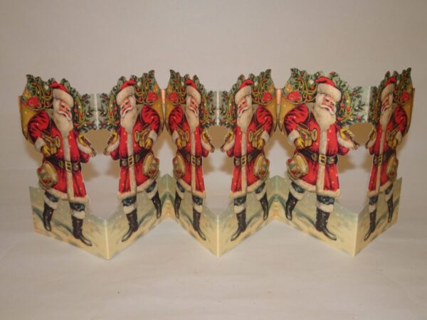 Julemand med gavesæk, papirrad