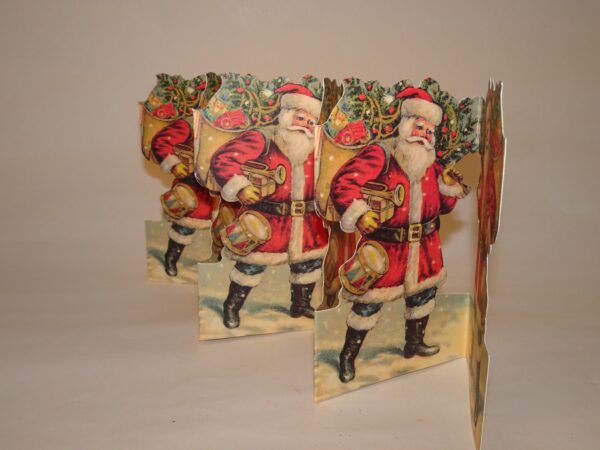 Julemand med gavesæk, papirrad - Billede 2