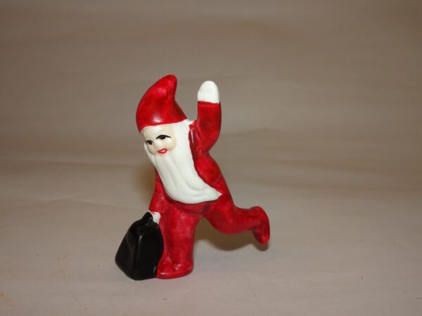 Nisse i ler/bisquit el.l., julepynt