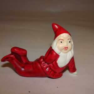 Nisse i ler/bisquit el.l., retro