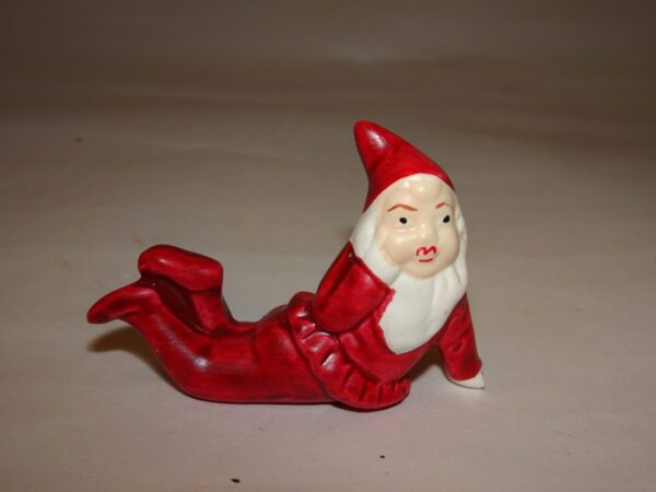 Nisse i ler/bisquit el.l., retro