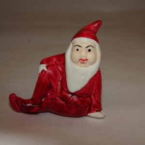 Nisse i ler/bisquit el.l., gammel