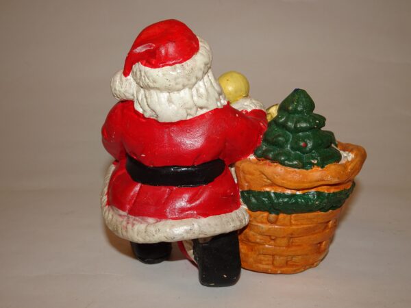 Julemand med gavekurv, retro - Billede 2