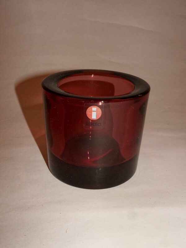 Fyrfadsstage Purple h: 6 cm, Kivi, Iittala for Marimekko
