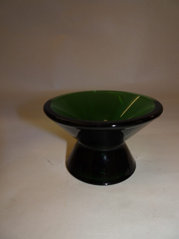 Lysestage i glas h: 5 cm, Kartio af Kaj Franck, Iittala