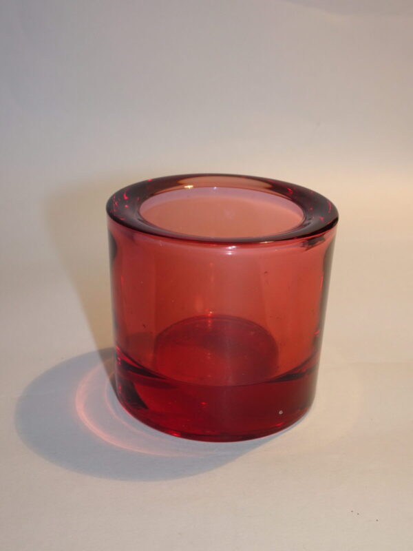 Fyrfadsstage Red Garnet h: 6 cm, Kivi, Iittala for Marimekko