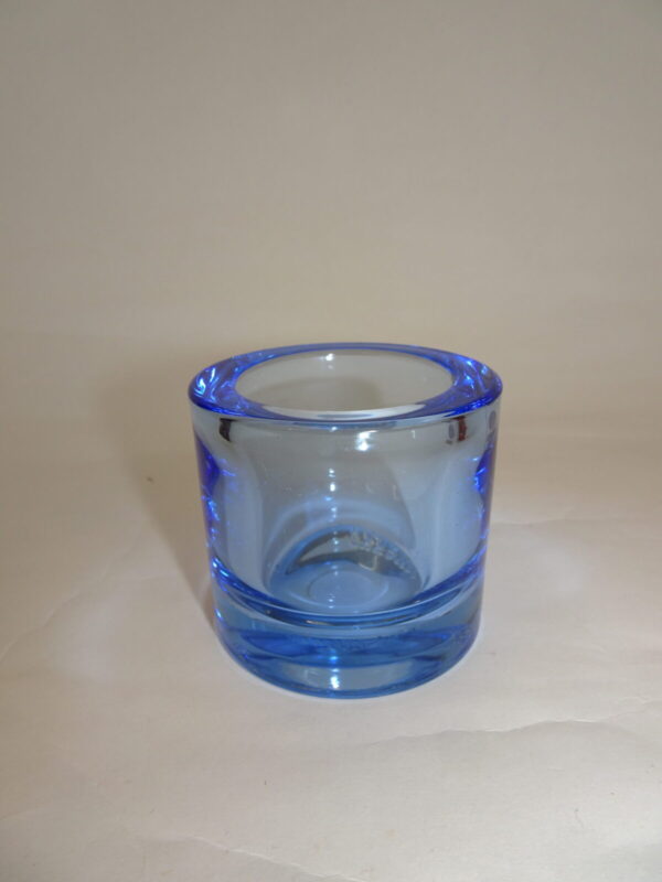 Fyrfadsstage Turquoise Blue h: 6 cm, Kivi, Iittala for Marimekko
