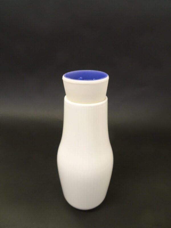 Kande 0,5 l, Hvid Riflet, Royal Copenhagen