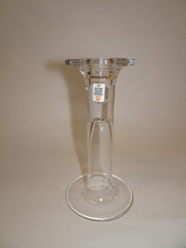 Lysestage i glas, Merkur h: 17 cm, Holmegaard
