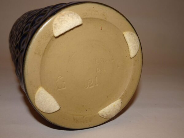 Keramik vase h: 13 cm, L. Hjorth, Bornholm - Billede 2