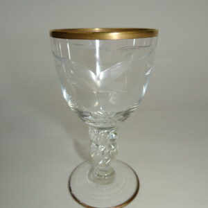 Portvinsglas h: 9,5 cm, Lyngby Måge, Lyngby Glasværk