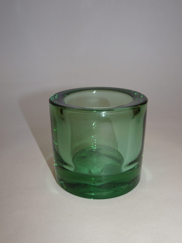 Fyrfadsstage, transfer colour grøn/blå h: 6 cm, Iittala for Marimekko