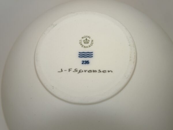Globe skål, Jens-Flemming Sørensen, Royal Copenhagen - Billede 2