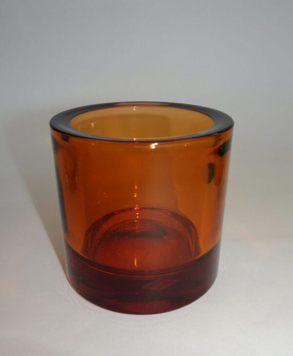 Fyrfadsstage Sevilla Orange h: 8 cm, Kivi, Iittala for Marimekko