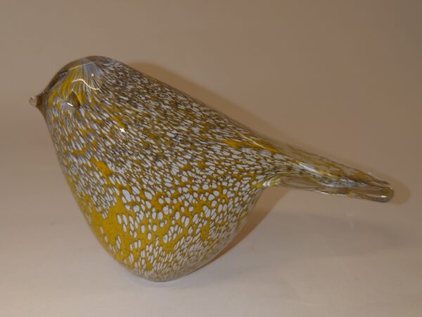 Glas fugl, l: 12,5 cm, finsk - Billede 2