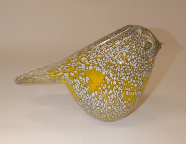 Glas fugl, l: 12,5 cm, finsk