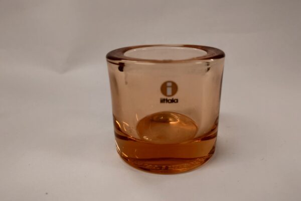 Fyrfadsstage Salmon Pink h: 6 cm, Kivi, Iittala for Marimekko