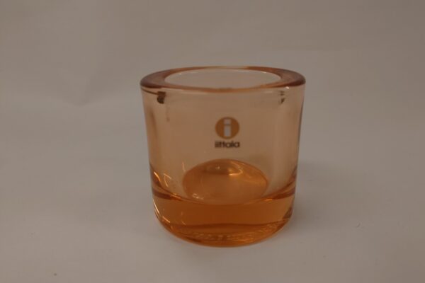 Fyrfadsstage Salmon Pink h: 6 cm, Kivi, Iittala for Marimekko - Billede 2