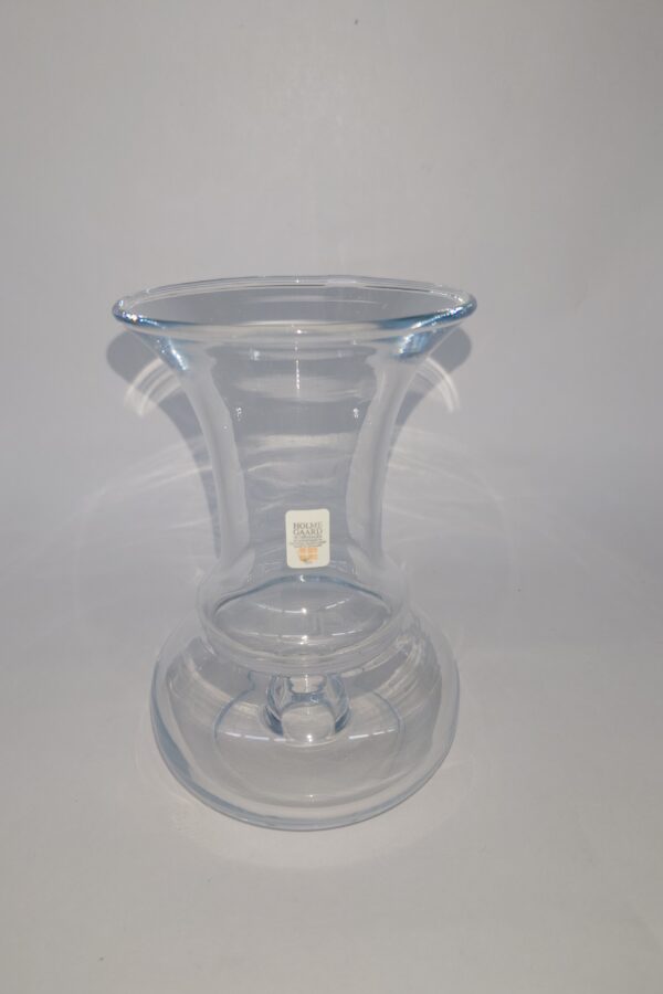 Vase og lysestage, kan vendes, Holmegaard