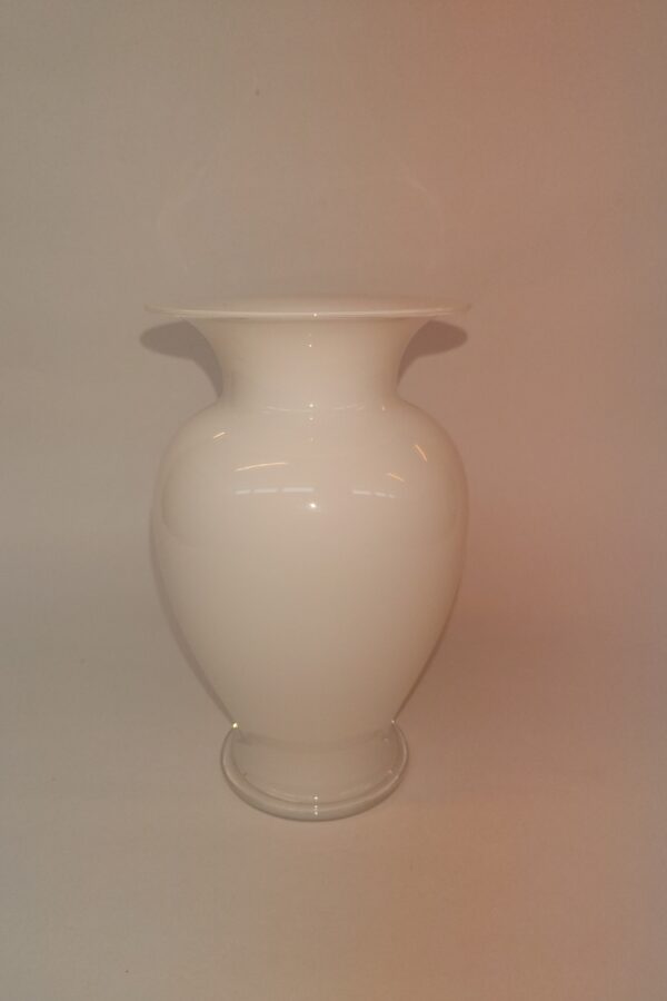 Amfora vase hvid h: 15 cm, Holmegaard