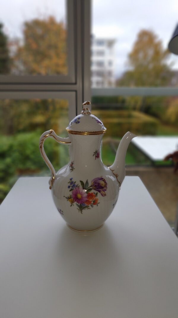 Kaffekande, Saksisk Blomst, Royal Copenhagen - Billede 2