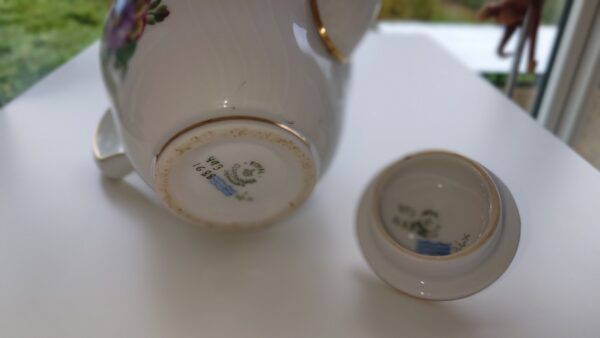 Kaffekande, Saksisk Blomst, Royal Copenhagen - Billede 3
