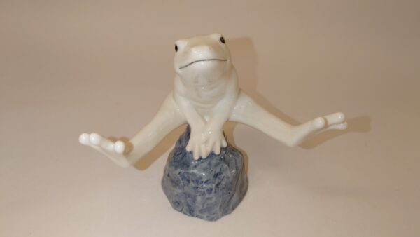 Figur, Good Luck Frog, Royal Copenhagen - Billede 3