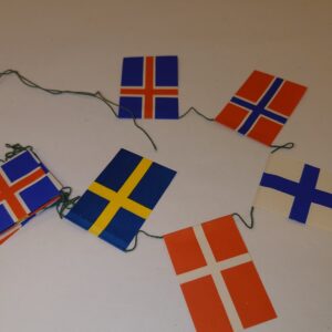 Flagranke til juletræet