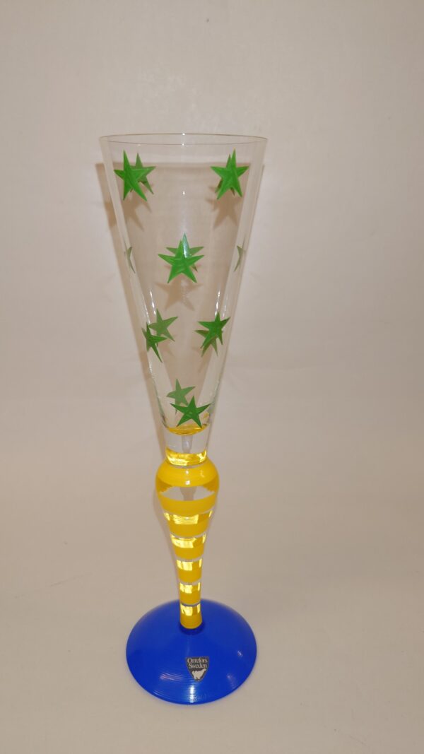 Champagneglas, Clown, Orrefors