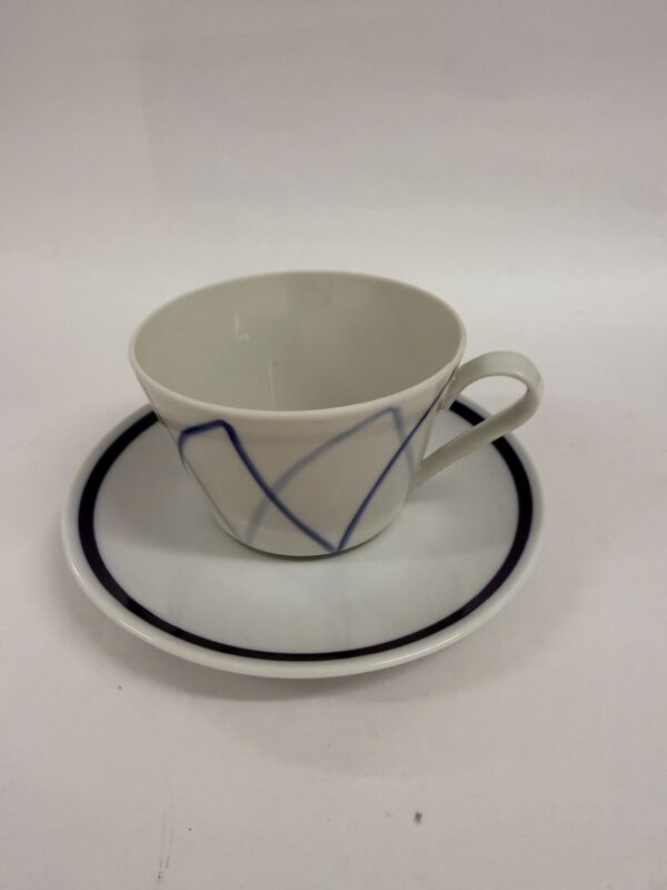 Tekop m underkop, Harlekin Danild, Lyngby Porcelæn