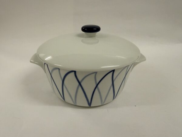 Gryde m låg D: 15 cm, Harlekin Danild, Lyngby Porcelæn